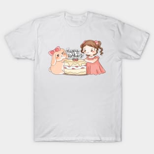 share birthday with bunny | Bunniesmee T-Shirt